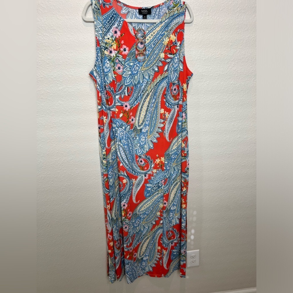 MSK maxi dress size 2X